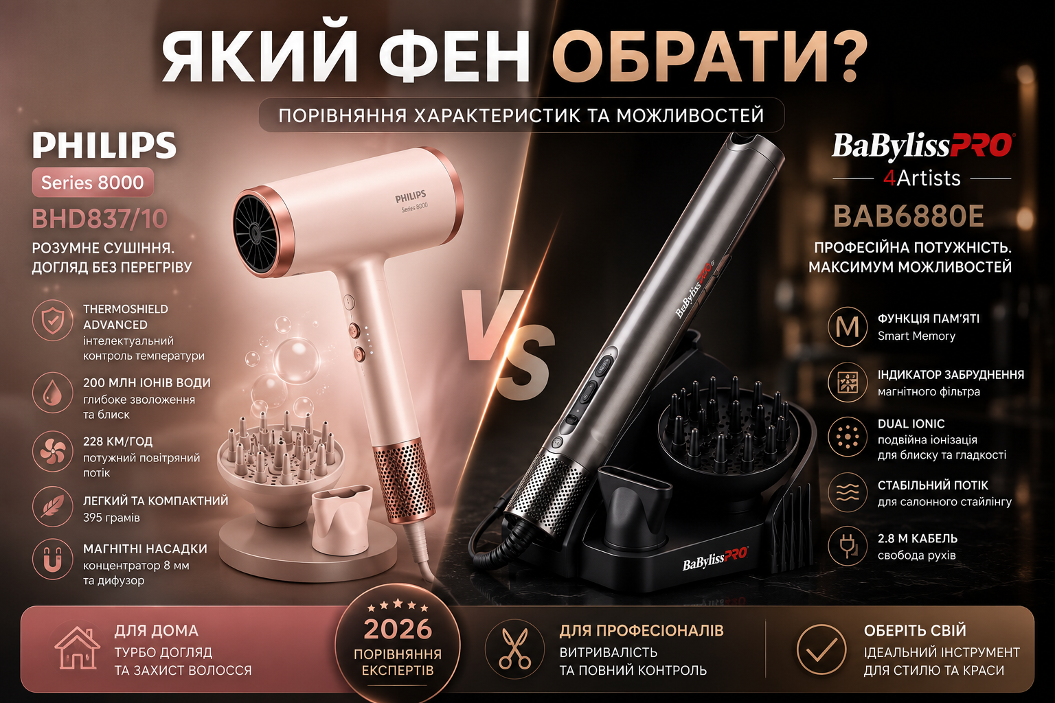 Philips та BaBylissPRO