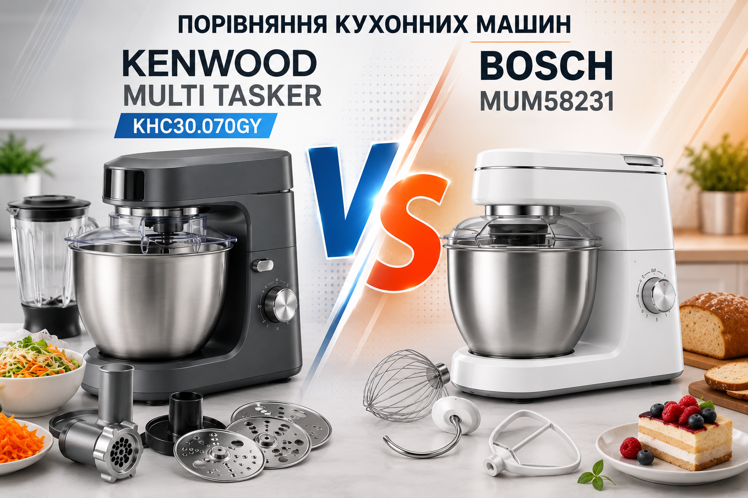 KENWOOD та BOSCH