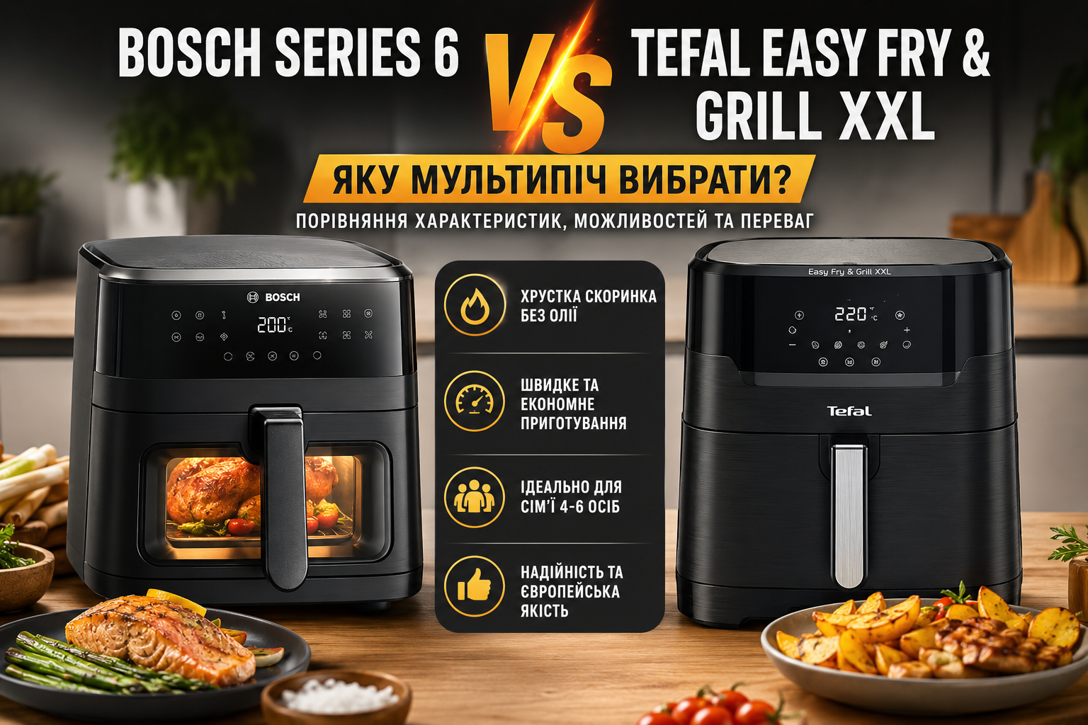 Новий стандарт здорової їжі: позиціонування гігантів Bosch та Tefal на ринку України